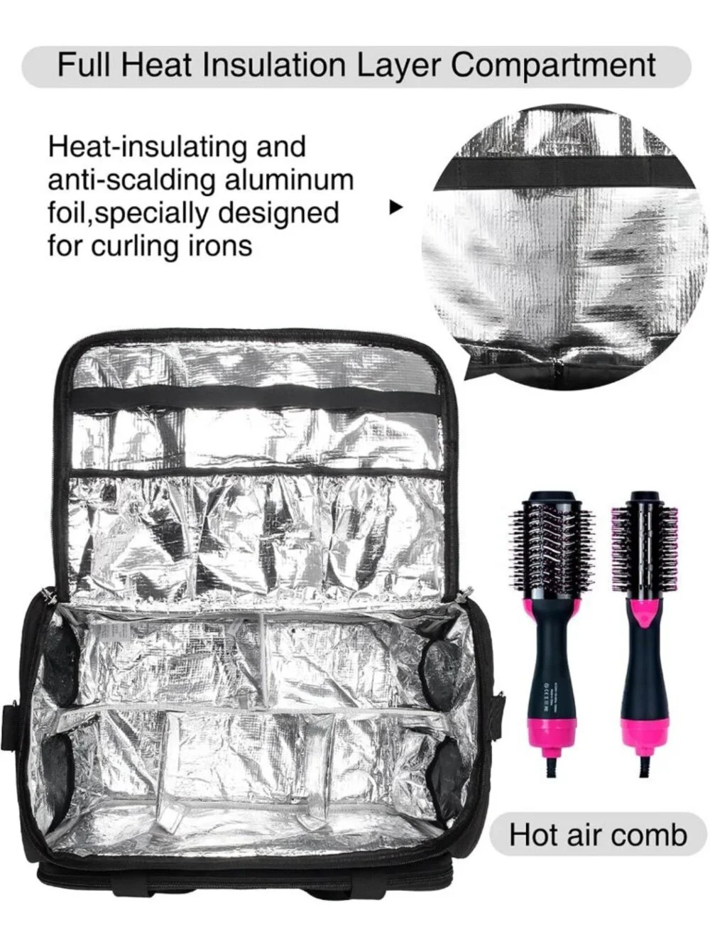 Stylish Hairdressing Travel Bag | Salon Organizer with Shoulder Strap